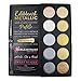 Sweet Sticks Metallic Water Activated Palette of Colors to Write on Food; Includes 1 Fine-Line Brush