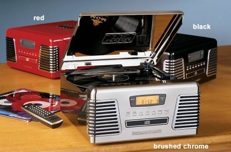 The AutoRama - Brushed Chrome - Crosley - CR711-BC