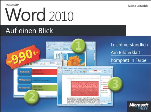 Microsoft Word 2010 auf einen Blick (German Edition)