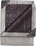 TEKTON 6337 12-Foot by 20-Foot Double Duty Tarp, Silver/Black