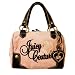Juicy Couture Velour Rose Jewel Daphne Satchel Bag Purse Tote Pink