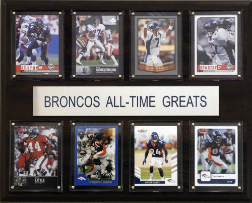 NFL Denver Broncos All-Time Greats Plaque