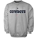 Reebok Dallas Cowboys Ash Team Marks Crew Sweatshirt
