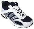 CALDEN - K2353 - 3.2 Inches Taller Sneaker - Height Increasing Elevator Shoes (Navy Blue & White Sneakers)