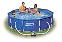 BESTWAY 10FT x 30IN DEEP STEEL PRO FRAME SWIMMING POOL WITH FILTER PUMP