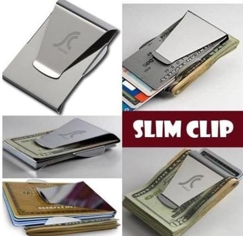 Slim Double-Sided Pocket Money Clip - 2 Count Pack