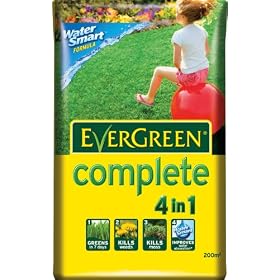 EverGreen Complete 200 sq m Lawn Food, Weed and Moss Killer Bag