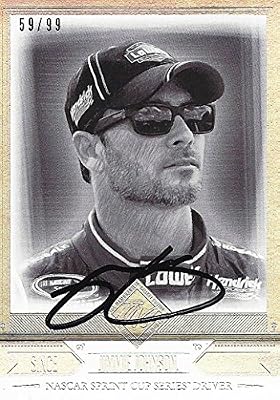 AUTOGRAPHED Jimmie Johnson 2014 Press Pass Total Memorabilia (#48 Lowe's Racing Team) HOLOGRAPHIC Signed Collectible NASCAR Insert Trading Card with COA (#59/99)