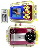 SVP Acqua DC-1231R 12MP Max. Digital Still Camera with waterproof case (AAA Rechargeable Set Included)