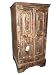 Antique India Furniture Hand Crafted Armoire Teak Cabinet Chest Beautiful Rare Patina