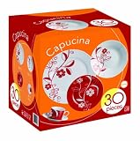 Arc - 5076107 - Service Assiettes - 30 Pièces - Table Capucina