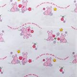 Luvable Friends Fitted Knit Crib Sheet, Friendship Pink Print