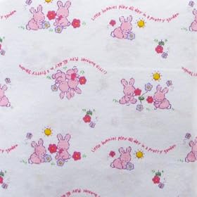 Luvable Friends Fitted Knit Crib Sheet, Friendship Pink Print