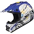 GMAX GM46Y-1 Hot Rod Boy Youth Boys Motocross Motorcycle Helmet - Blue
