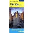 American Map Chicago and Vicinity: Llinois (City Slicker) by Travel Maps
