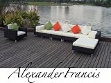 Garden Conservatory Patio Furniture  Wicker Poly Rattan Outdoor 7 piece Sofa Set, Simple Timeless Design