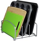 DecoBros Kitchen Houseware Organizer Pantry Rack, Silver