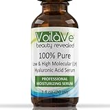 Best Hyaluronic Acid Serum For Skin - Groundbreaking Formula Produces Better Results - Low & High Molecular Weights For Superior Performance & Intense Hydration - Only LH Hyaluronic Acid Serum Sold On Amazon - 100% Pure Anti Aging Serum