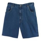 Comfort Zone Waist-Relaxer Denim Shorts