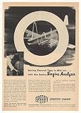 1952 Northwest Airlines Stratocruiser Sperry Analyzer Print Ad