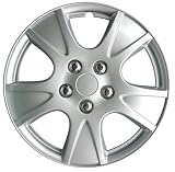 Drive Accessories KT990-15SL 15-Inch Plastic Wheel Cover, Silver Lacquer (Alloy Color)