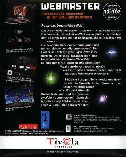Cover image : Webmaster. CD- ROM fuer Windows 95/98/ MacOS 7.5