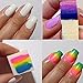 Generic 12pcs Gradient Nails Soft Sponges for Color Fade Manicure