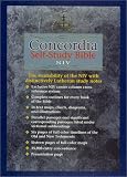 Concordia Self Study Bible: Burgundy Bonded Leather With Thumb Index