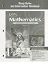 Mathematics: Applications and Concepts, Course 1, Study Guide and Intervention Workbook