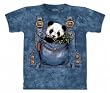Panda in Overalls T-shirt 100% Cotton Short Sleeve Shirt in Youth Sizes