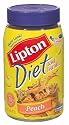 Lipton Diet Instant Tea Mix, Peach, 2.9-Ounce Jars (Pack of 6)