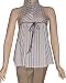 Sleeveless Stripes Maternity Shirt