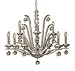 Art Deco Inspired 9 Light Chandelier