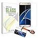 S7 Edge Screen Protector, Kissral Samsung Galaxy S7 Edge Curved Edge Screen Protector [Full Screen Coverage], Ultra Slim HD Clear Protector Tempered Glass Screen for S7 Edge (Transparent)