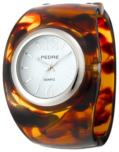 Pedre Women's 3000SX Tortoise Shell Resin Bangle Watch