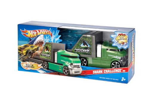 Hot Wheels V2360 - Veicolo in miniatura, Camion Requin Hot Wheels, colore: Verde