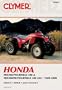 Honda Trx300/Fourtrax 300 & Trx300Fw/Fourtrax 300 4X4 1988-2000 (Clymer All-Terrain Vehicles)
