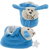 Blue Dog Slippers for Infants