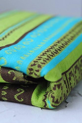 Ellevill Wrap Baby Carrier - Zara Green with Linen