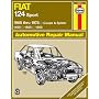 Fiat 124 Sport/Spider  '68'78 (Haynes Repair Manual)