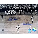 Steiner Sports NFL Ralph Branca / Bobby Thomson with Jackie Robinson Vertical Autographed 8-by-10-Inch Photograph