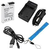 GTMax EN-EL12 Replacement Battery + Home Wall Travel Charger + UC-E6 Mini 8 ....
