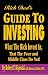 Books : Rich Dad's Guide to Investing: What the Rich Invest in That the Poor and Middle Class Do Not!