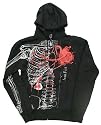 Wishbone Mic Guys Zip Hoodie in Black by Iron Fist