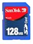 SanDisk 128MB Secure Digital Memory Card (SDSDB128800)