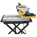 DEWALT D24000S Heavy-Duty 10-inch Wet Tile Saw with Stand