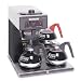BUNN 13300.0013 Pourover Coffee Brewers with 3 Warmers VP17-3 LOWER Warmers BLACK