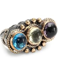 BORA Gemstone Trio Ring, Size 7
