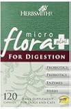 Herbsmith Microflora Plus Capsule for Pet Digestion, 120 Capsules