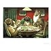 C.M. Coolidge Waterloo Dogs Playing Poker Art Print Poster - 16x20